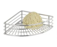 Wenko 16822100 Mensola Angolare Milano,, Acciaio, 22 x 6 x 31,5 cm, Cromo