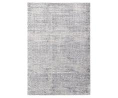 TESSO LIVING Tappeto Salotto Pelo Corto Argento 195 X 290 cm, Tappeto Soggiorno Moderno, Super Morbido