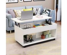 Xia Tavolino da Salotto Pieghevole Tavolino da Salotto Soggiorno Tavolino Multifunzione Estraibile 100X50X62cm 3 Colori (Colore : C)