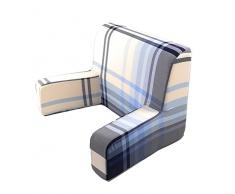 Poltrona COMODONE, Schienale Ortopedico o Poltrona Sanitaria con Tessuto sfoderabile e Lavabile. Poltrona da Letto per Anziani o Allattamento, poggia Schiena Letto Grande (skyline A XL)