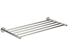 Wenko 21802100, Mensola da Parete Faella, Acciaio Inox Anti-corrosione, 69,5 x 29,5 x 5,5 cm, Lucido, Argento (Silber)