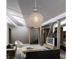 Moderno lampadario di cristallo semplice, lampadari a soffitto, studio / ufficio, ristorante, cucina / sala da pranzo / bar (Round)