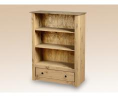 Home Essentials Panama - Mobile a scelta: tavolini in scala, mobile TV, libreria, comodino, console e tavolo da lampada Country 1 Drawer Bookcase