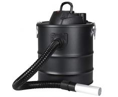 BAKAJI Aspiracenere Professionale Potenza Aspirapolvere Aspira Cenere Bidone 20 Lt Soffiatore Filtro Interno Hepa e Tubo Flessibile Pulizia Camino Caminetto Stufa a Pellet