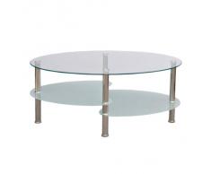 vidaXL Tavolino da caffè con Design Esclusivo Bianco Tavolo Basso da Salotto