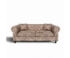 Venditadimobilionline - Divano Chesterfield 3 POSTI