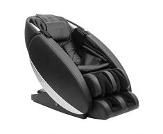 POLTRONE ITALIA Boost Poltrona massaggiante funzioni evolute pressoterapia 24 airbags massaggio L-shape massaggio plantare poltrona relax Nero