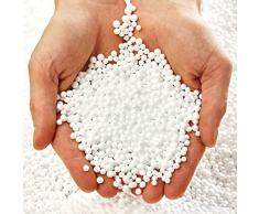 Green Bean© Perle EPS imbottitura poltrona a sacco 100lt Palline polistirolo Confezione ricarica Imbottitura cuscino Materiale dimbottitura Microsfere Cuscino per allattamento Palline di polistirolo