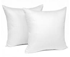 WOLTU Copricuscini Fodere per Cuscini Quadrate Decorazione per Divano Casa Set da 2 Pezzi 45x45 cm