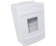 AERZETIX - Quadro elettrico - Pannello di distribuzione/modulare - 145x90x65mm - Di parete - Supporto - Fissaggio - 4 Moduli - IP30 - C44883