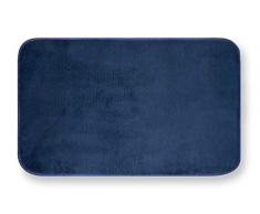 GEMITEX Tappeto MERLINO 50X80 Blu ULTRASSORBENTE, Polyester