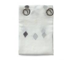 Dalia Collection Pannello Tenda con Borchie Eloisa Jacquard 140x280 cm S019 Grigio