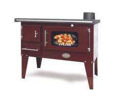 Stufa a Legna con forno BALKAN ENERGY Narodna E brown 6.1kW-right