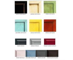 MOBILE LEGNO BASE CREDENZA NAPOLETANA 3 ANTE ARTE POVERA - Come foto