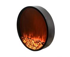 NINAINAI Home Electric Fireplace Camino Elettrico Durevole Incassato nel riscaldatore a Parete e riscaldatore Indipendente Camino da Camino Interno con Cristallo, Telecomando Independent Heater