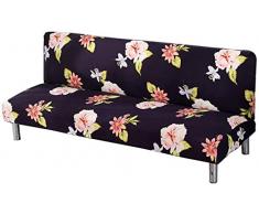 WOYAOFEI Sofa Cover Clic Clac Senza Braccioli 3/2/1 Posti Copridivano Letto Elasticizzato Fodere per Divani Geometrico Copridivani Moderno AntiGraffio per Gatto Protector Slipcovers