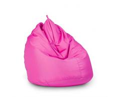 Haus & Garten Pouf per interni ed esterni, adatto sia a bambini che adulti, disponibile in vari colori e dimensioni a scelta