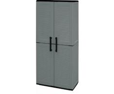 Art Plast E71/TP Armadio alto in plastica, economico, grigio/nero