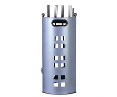 Metrox 99011 Boston - Set di 4 attrezzi per camino (composto da gancio, pala, scopa, pinza, in acciaio laccato, dimensioni 23 x 15 x 58 cm)