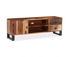 vidaXL Legno di Sheesham Mobile Porta TV in120x30x40 cm Credenza Armadietto