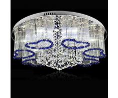 Romantic soggiorno-Lampadario a soffitto, con cristalli, ideale per illuminazione sale da pranzo/camere da letto-Lampada da soffitto moderno 7 lights