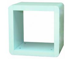 Phönix 11 88 08 we - Cubo scaffale/ tavolo d'appoggio, laccato lucido