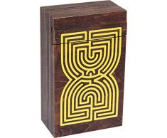 Logica Giochi art. Scrigno Labirinto - Rompicapo In Legno - Scatola Segreta - Difficoltà 5/6 Incredibile - Serie Leonardo da Vinci