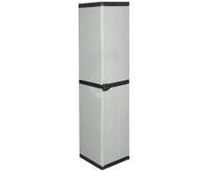 Mongardi 7813C04 - Armadio Modulare, 1 Anta, Grigio, 34 x 39.5 x 168 cm