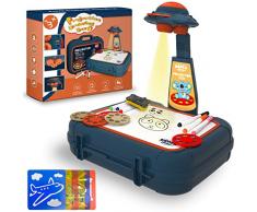 Achiyway Proiettore per Disegnare Bambini, Tavolo da Disegno con 48 Modelli di Disegno, Smart Sketcher Projector, Lavagna Luminosa, Gioco Educativo Montessori Regali per Bambini