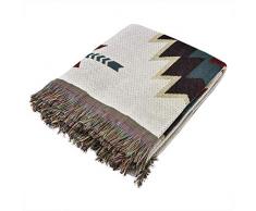 Omabeta Tessuto Ricco Copridivani Sicuro Copridivano con Nappe Decorative Picnic allaperto Leggeri per Sedia(Sucre)