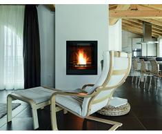 TECNO AIR SYSTEM BIOCAMINO da Incasso, Nero, Unica