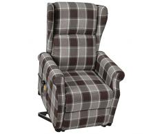 Susany Poltrona,Massaggiante,Alzapersona,Relax Reclinabile,a 6 Punti Massaggio,Tessuto,con Poggiapiedi,73x95x103 cm,Poltrona Relax,Poltrona Reclinabile,Poltrona da TV Salotto,Poltrona per Anziani