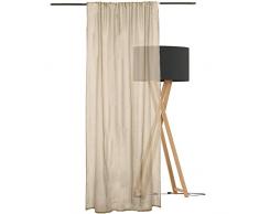 Jemidi Tenda con passanti nascosti 140 cm x 245 cm tenda decorativa passanti sul retro, tenda decorativa per finestre, tenda decorativa