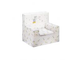 Interbaby MK001-01 Poltroncina per Bambini Disney Mickey Mouse, blu, unico