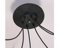 ALAMP Lampade a Sospensione Vintage da Soffitto,E27, Lampadario Moderno con 6 luci sospese Ideale per Caffè Cucina Bar Loft Sala da pranzo Camera da letto Salone Hotel