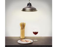 Lampadario da Soffitto, Sospensione, Mogani, Regolabile, Spazzolato, Graffiato