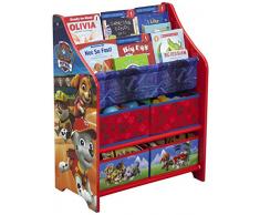 Delta Children Mobile Porta Giocattoli/Libri, Holz, Red, 50.49x26.49x67.99 cm