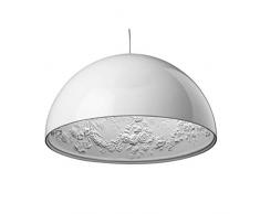 LLAN Lampada A Sospensione Moderna E27 Lampada A Sospensione Industriale In Resina E Metallo, Regolabile In Altezza, Motivo Sky-Garden Design Lampada Da Soffitto For Soggiorno Sala Da Pranzo Tavolino