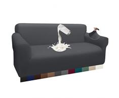 Granbest Copridivano Spessa Copridivano Elasticizzato Impermeabile Copripoltrona Divano Protector Mobili Coperture Tessuto Jaquard Lavabile(3 Posto,Grigio)