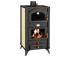 Termostufe Stufa A Legna Forno Cucina Boiler Acqua Calda Prity FG W18R 23kw.