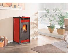STUFA PELLET KW.11,4 IRMA CERAMICA BORDEAUX