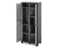 Keter Armadio Portascope Titan, 8 Ripiani Pieghevoli, Titan Portascope, 80 x 44 x 182 cm