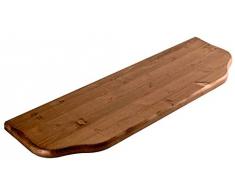 Mensola Rustica sospesa con spigoli vivi,Arte povera, (2,4X24X96, Saturno)