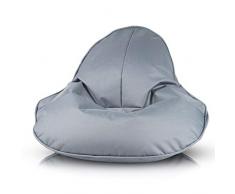 Ecopuf Frog Poltrona Sacco da Interno e Esterno - Pouf in Poliestere Imbottito Antimacchia, 120x80cm