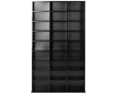 LIBRERIA CD LIBRERIA DVD MOBILE CD MOBILE PER 1080 CD/504 DVD COLORE A SCELTA (NERO)