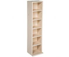 TecTake Scaffale porta CD DVD archiviazione 102 CD supporto di archiviazione - disponibile in diversi colori - (Faggio | no. 401699)