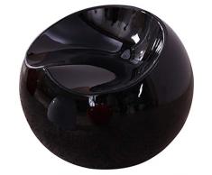Zhangmeiren Ball Chair Palla Sedia Sgabello da Bar di Apple Sedia Sgabello Trucco di Modo Vanità Caramelle Personalizzata Sgabello Cambiare Le Scarpe Sedia delle Feci (Color : Black)