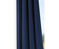 Tenda Tende con bordo arricciato e passanti nascosti oscurante Termico, tende, Tende oscuranti, della Tenuta della HXB 245 x 135 cm Top qualità typ139