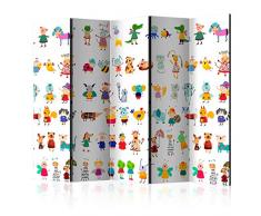 murando Paravento Bambini 225x172 cm Stampa unilaterale su Tela in TNT Parete Divisoria Interno Separatore Stanza Pieghevole Decorazioni e-B-0030-z-c