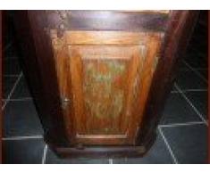 int. d'ailleurs - mobile angolo 2 porta teck patine foncée - PAL072